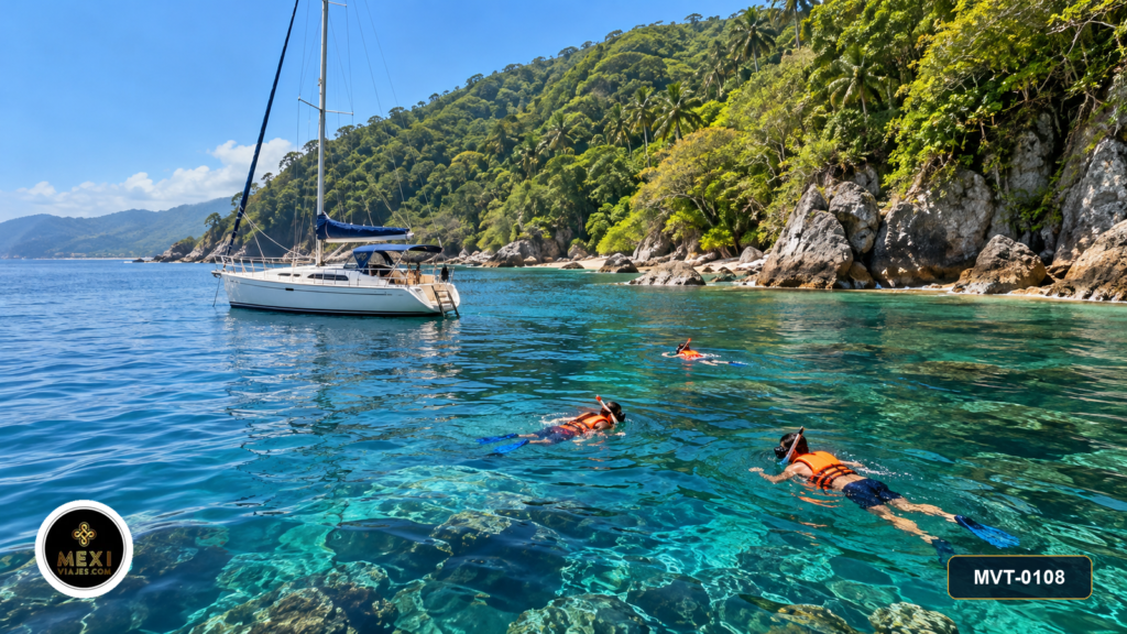 Velero y snorkel por la costa de Puerto Vallarta