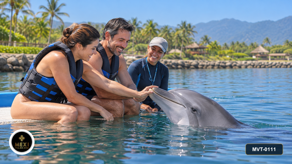 Nado con delfines en Nuevo Vallarta