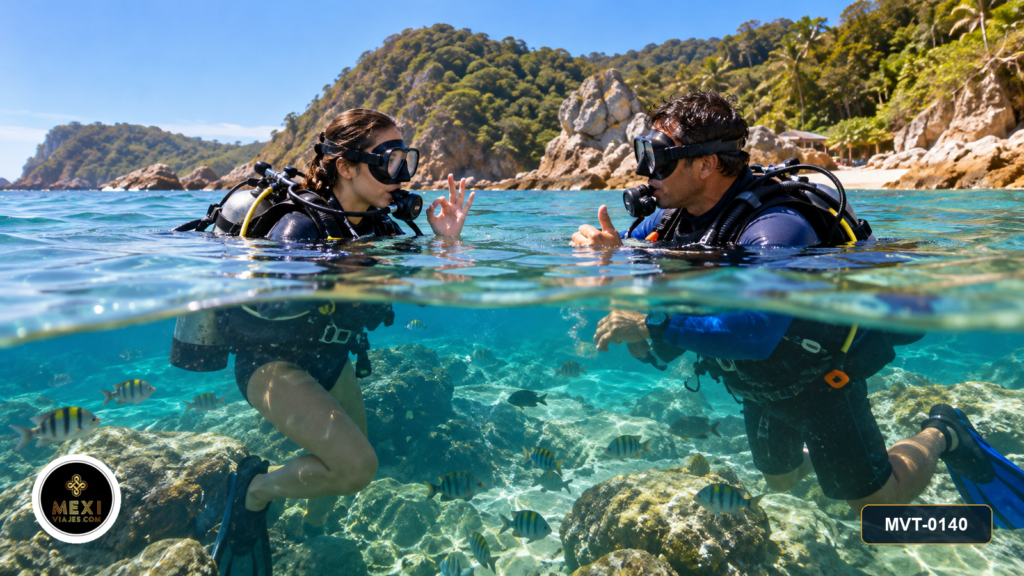 Bautismo de buceo en Las Caletas