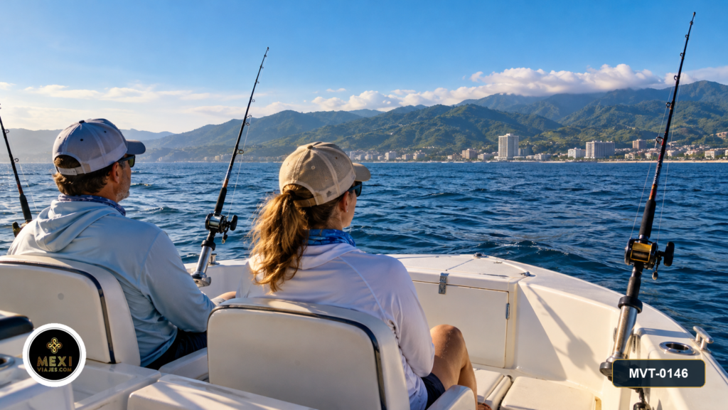 Pesca de bajura en la bahía de Banderas