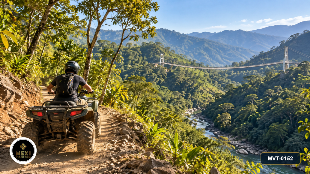 Puente Jorullo: cuatrimoto, tirolesas y paseo en mula